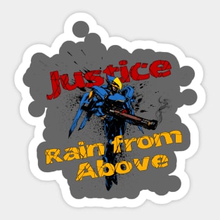 Justice rain from above! (Ver.1) Sticker